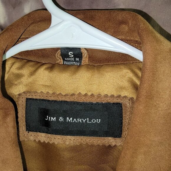 Vintage Suede Leather Jacket Butter Soft Jim and MaryLou S - Picture 3 of 4